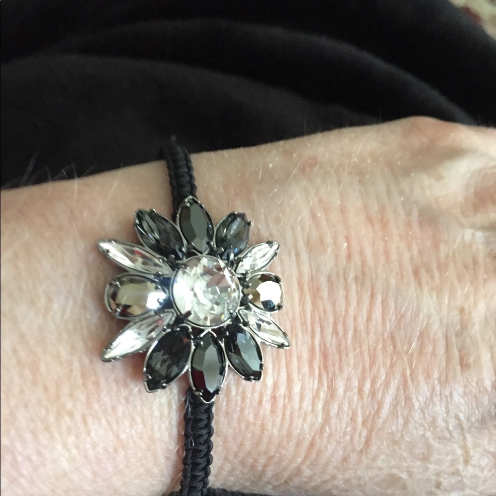 Swarovski shourouk black crystal bracelet - Picture 2 of 8
